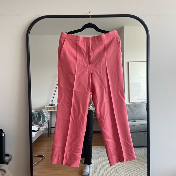 ST. JOHN  Italy Silk And Wool Blend Notch Collar Jacket With Pockets and PANTS - Picture 4 of 13